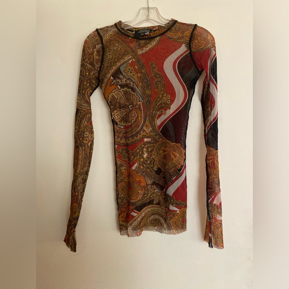 Jean Paul Gaultier Maille Femme Sheer Top